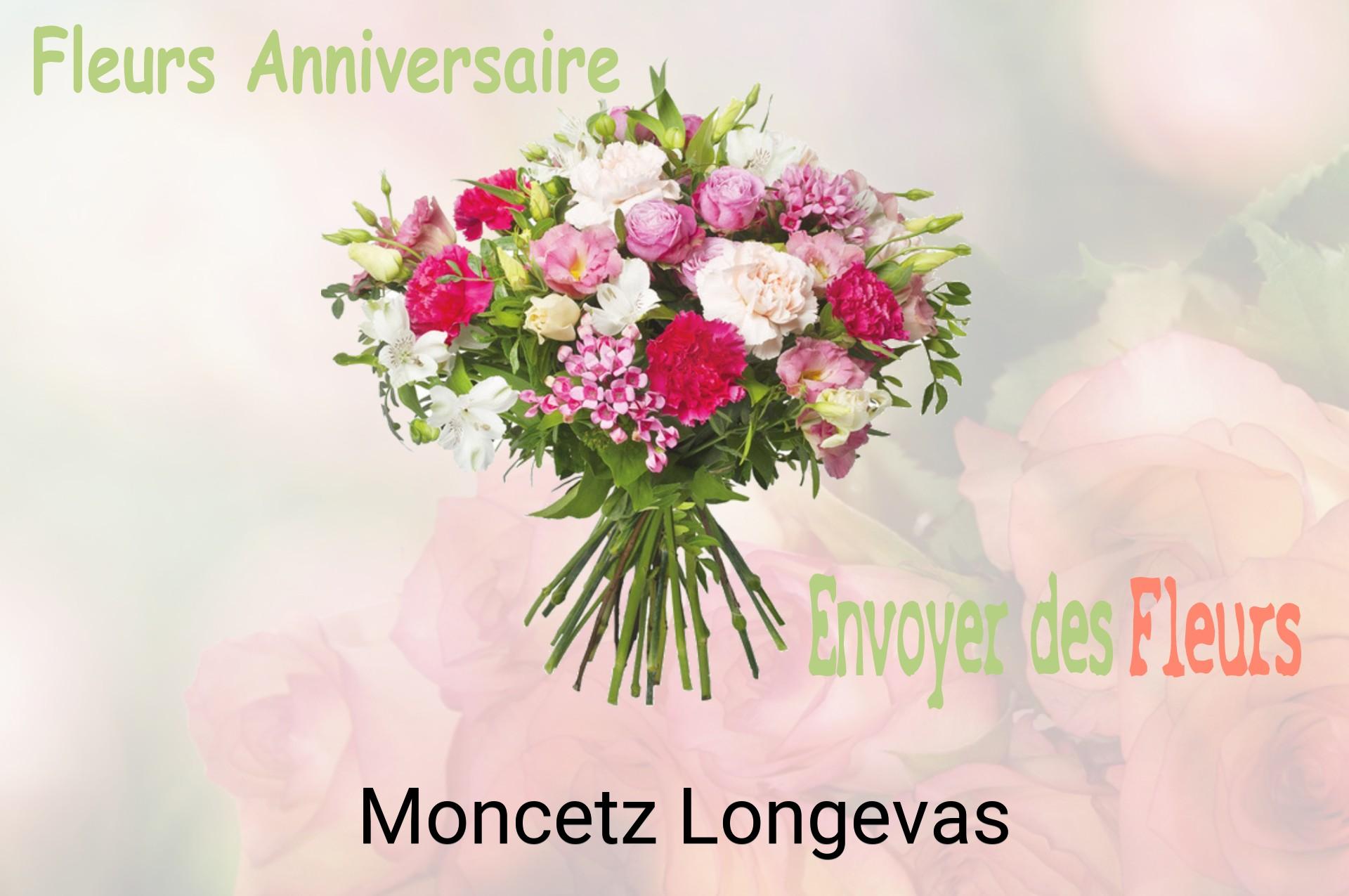 Bouquet de fleurs d’anniversaire livré à Moncetz-Longevas